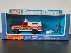 MATCHBOX SUPERKINGS K-65 PLYMOUTH EMERGENCY RESCUE - Foto 1 di 10