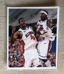 Pic of Fighting Illini Luther Head & Dee Brown by SJR-St. Louis Final Four 2005 - Picture 1 of 2