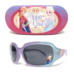 Disney Princess Frozen Anna & Elsa Sunglasses and Case Set 100% UV protection - Picture 1 of 4