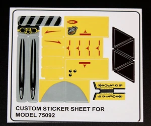 Custom Aufkleber für 75092 Replacement Sticker Sheet - Bild 1 von 1