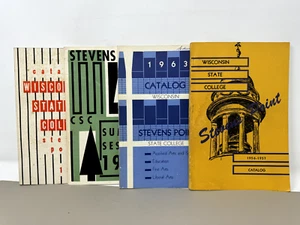 Lot of 4 Wisconsin State College Catalogs 1952-1962 Vintage Stevens Point Wis - Picture 1 of 24