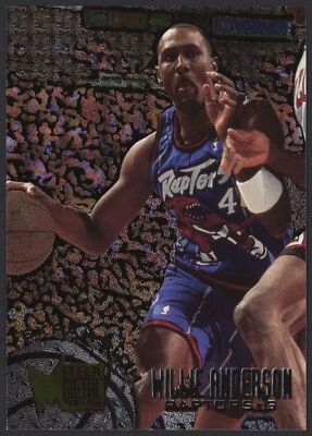 1995-96 Fleer Metal #196 Willie Anderson Raptors - Image 1 of 4