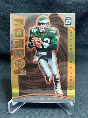 2020 Donruss Optic Randall Cunningham Retro Series - Philadelphia Eagles, #RS-RC - Image 1 of 2