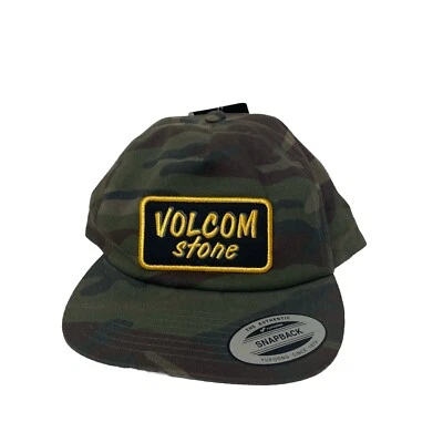 New Volcom stone Military Camo Utility Snapback Cap Hat - Image 1 of 4