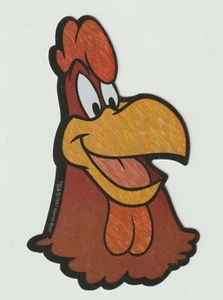 1997 Foghorn Leghorn Head vintage vending machine sticker NOS - Picture 1 of 1