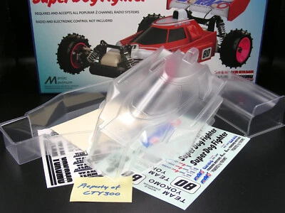 Yokomo YZ10 YZ870c Super Dog Fighter Main Body Undertray Wing Decal Sticker Set - Image 1 of 4