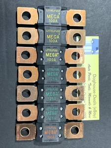7- MEGA Fuse, 32v, Littelfuse, 3-100a MEG100BP, 3- 125a MEG125BP 1-150a MEG150BP - Imagen 1 de 4