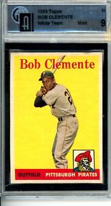 1958	Topps	Roberto	Clemente	52	GAI 9		Pirates		1556  **READ**