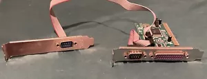 StarTech PCI2S1P PCI to 2 Serial 1 Parallel Port Combo Card Full Height - Picture 1 of 3