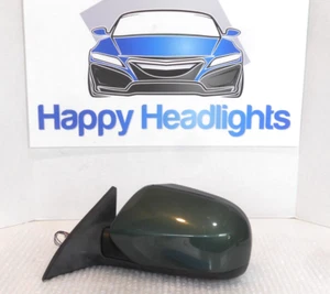 11-14 Subaru Legacy Heated Left LH Driver Side Mirror Cypress Green Pearl OEM - Picture 1 of 14
