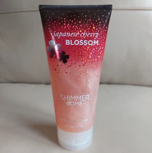 Bath & Body Works JAPANESE CHERRY BLOSSOM Shimmer Bomb 6 oz - Picture 1 of 10