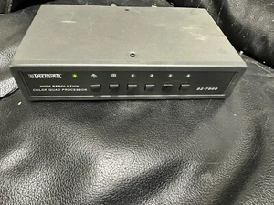 DEFENDER SECURITY 82-7860 NSMP Hi Res Color Quad Processor  w/ power adpt - Picture 1 of 3