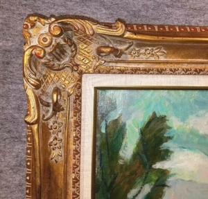 Marco de imagen fino tallado a mano de oro antiguo de 4" Marcos4art 1410GL 24x30 - Imagen 1 de 4