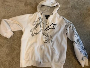 Alpinestars Lined Zip-up Hoodie- Size XL - Picture 1 of 6