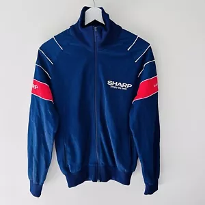 Vintage Adidas Football Soccer Full Zip Sharp Template Jacket - Mens Size Small - Picture 1 of 12