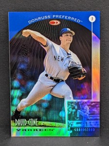1998 Donruss Preferred RARE PRIZED Refractor David Cone /55 Collections OFFER