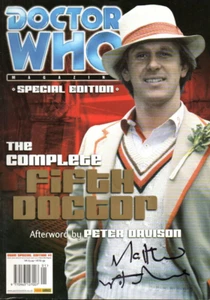Doctor Who Magazine DWM Fifth Doctor Special - Signed by MATTHEW WATERHOUSE - Imagen 1 de 1