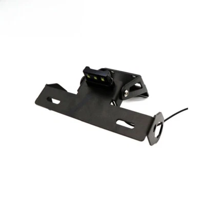 Fit For Kawasaki Z650 Ninja 650 2017-2024 LED Light License Plate Holder Foto 1 de 4