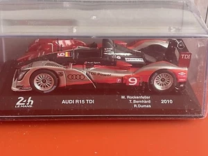 COCHE 1/43, ALTAYA, MODELO AUDI R15 TDI 2010. 24 H LE MANS. - Imagen 1 de 3