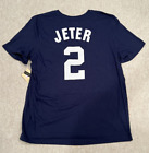 Nike Mlb T-Shirt Derek Jeter 2 Yankees Nwt Xl Cooperstown Collection New
