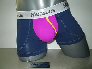 Mensuas Underwear Boxer Brief Navy / Pink 5675 (L) - Picture 1 of 3