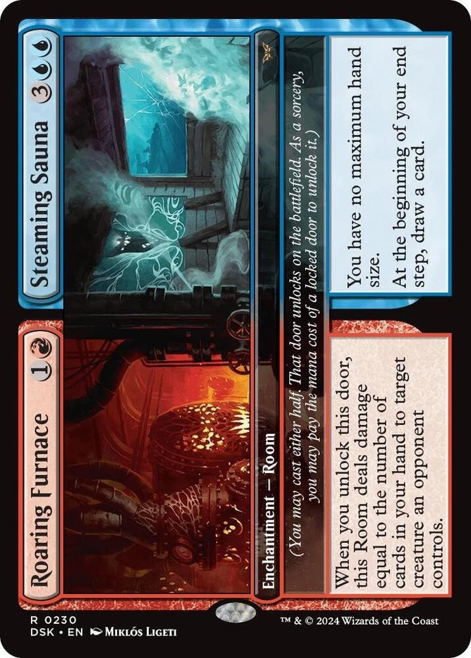 Roaring Furnace // Steaming Sauna Duskmourn: House of Horror NM MTG Non-Foil - Image 1 of 1