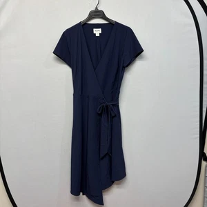 Kosan Travel Co. Vestito donna midi avvolgente taglia grande blu D016 -12 - Foto 1 di 18