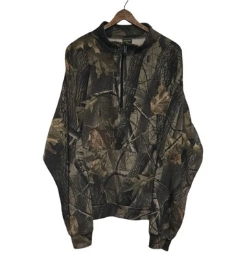 Cabela’s Realtree Xtra Camo Sweatshirt Men's Large 1/2 Zip Pullover - Image 1 of 4