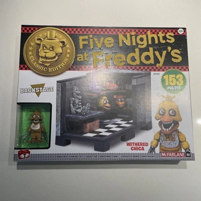 McFarlane Toys Five Nights at Freddy's Backstage Set Edición Clásica Sellado Facial Foto 1 de 4