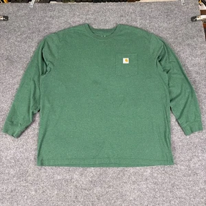 Carhartt Hemd Langarm Original Fit K126 Grün Größe 2XL - Bild 1 von 7