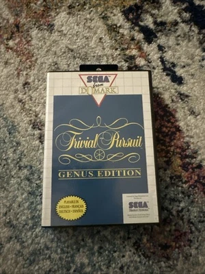 Trivial Pursuit Genus Edition Sega Master System Game Boxed With Manual - Image 1 of 4