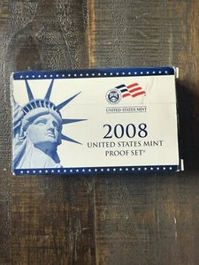 2008-S US Mint Proof Set 14 Coin Set Original Government Packaging COA - Picture 1 of 5