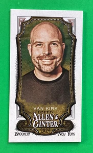 2024 TOPPS ALLEN & GINTER mini . BROOKLYN BACK  DANIEL VAN KIRK . 12/25 . # 215 - Picture 1 of 2