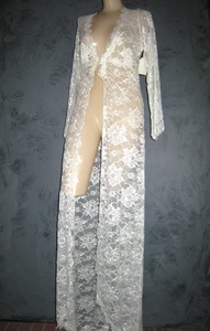 Claire Pettibone Bridal Couture Robe Elegant White All Lace Emilia S NeW Unworn - Picture 1 of 15