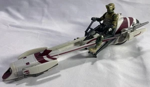 Star Wars ROTS Barc Speeder Bike & Trooper Figur Hasbro Clone Wars 2005 - Bild 1 von 4