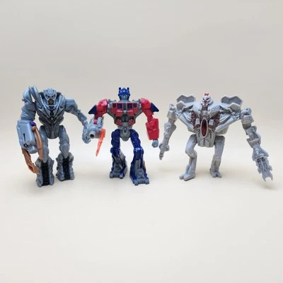 TRANSFORMERS McDonald's (2010) OPTIMUS PRIME MEGATRON STARSCREAM Happy Meal Set - Image 1 of 4