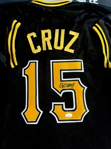 O’Neil Cruz signiertes Trikot Pittsburgh Pirates schwarz JSA zertifiziert - Bild 1 von 1