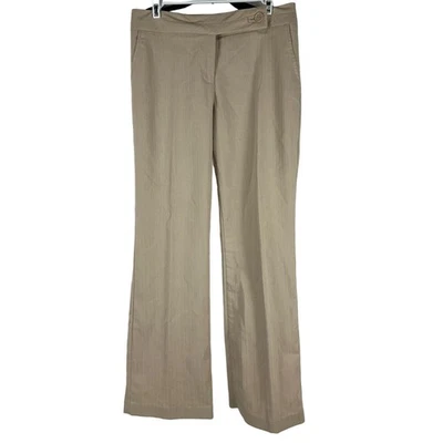 Брюки женские B-Wear Byer California бежевые в тонкую полоску размер 11 смесь полиэстера - Изображение 1 из 4