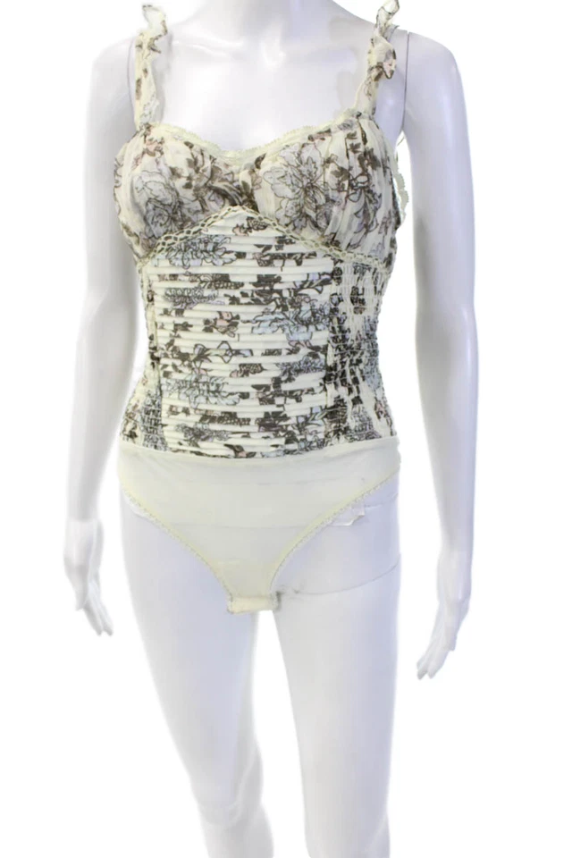 Body lencería estampada multicolor talla pequeña Intimately Free People para mujer Foto 1 de 4