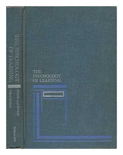 THE PSYCHOLOGY OF LEARNING (MCGRAW-HILL SERIES IN By Unnamed Unnamed - Hardcover Foto 1 de 1