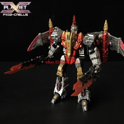 PlanetX PX-02M CAELUS Swoop Metal Coating Transform Action Figure Toy Model Gift - Image 1 of 4