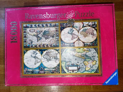 SEALED BAGS Ravensburger 18000 Puzzle Historical World Maps No. 17821 - Imagen 1 de 4