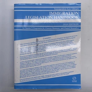 Immigration Legislation Handbook 2018 Edition Thomson Reuters - Picture 1 of 4