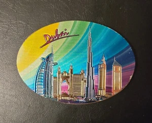 DUBAI - SOUVENIR REFRIGERATOR MAGNET FROM UNITED ARAB EMIRATES - OLD & RARE - Picture 1 of 1