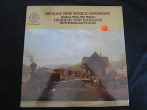 DVOŘÁK/SMETANA, New World/Moldau Karajan Stereo/Quad USA New Sealed LP FREE SHIP - Picture 1 of 2