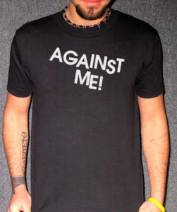 ¡Against Me! Camiseta Texto Logo Fat Wreck Chords Folk Punk - Imagen 1 de 19