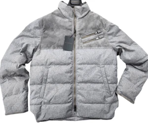 JOHN VARVATOS STEPHEN PUFFER JACKER WASSERABWEISEND GRAU NEU MIT ETIKETT SMALL - Bild 1 von 10