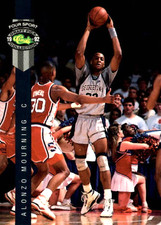1992 Classic Four Sport #54 Alonzo Mourning Georgetown Hoyas Charlotte HOF
