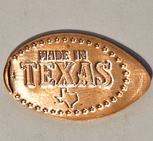 MADE IN TEXAS State Fair RELIANT Energy Elongated Lucky Penny coin token - Picture 1 of 10
