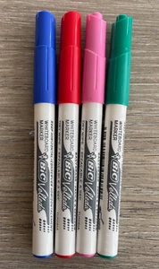 BIC Velleda Whiteboard Marker Blue, Red, Green and Pink ink Pack of 4 - Picture 1 of 1